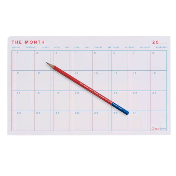 Crispin Finn The Month Desk Planner Pad