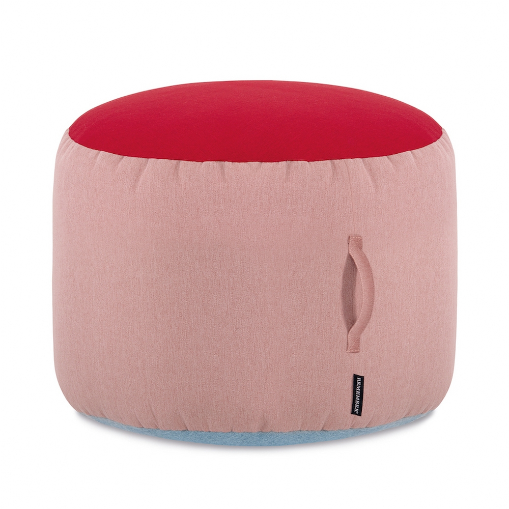 Remember Poufpouf Stool In Berry