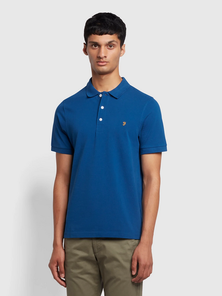 Farah Blanes Polo Shirt Blue