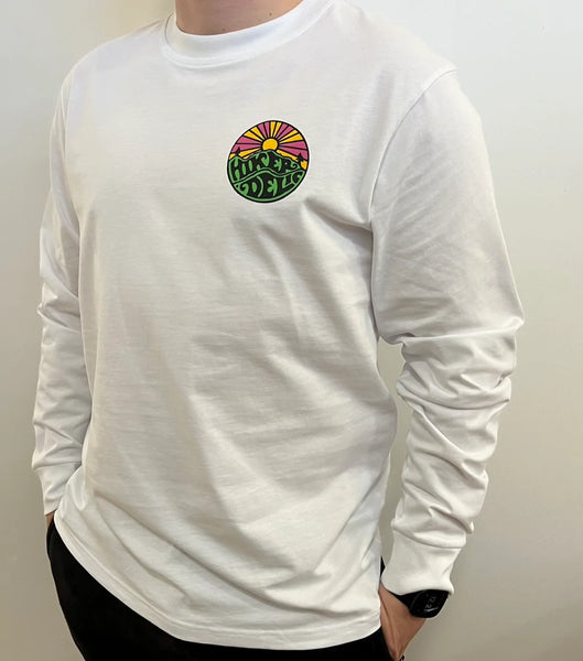 Hikerdelic Original Logo Ls T-shirt White