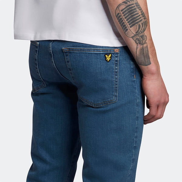 Lyle & Scott Slim Fit Jeans - Mid Wash
