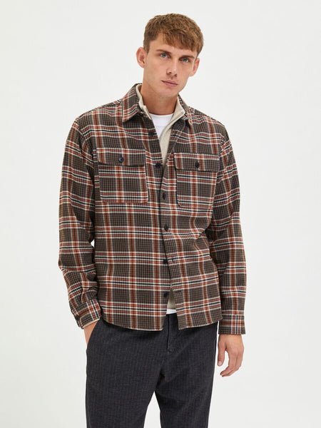 Selected Homme Kasper Ls Check Over Shirt