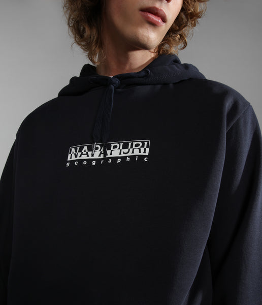 Napapijri Box Hoodie Sweatshirt Navy