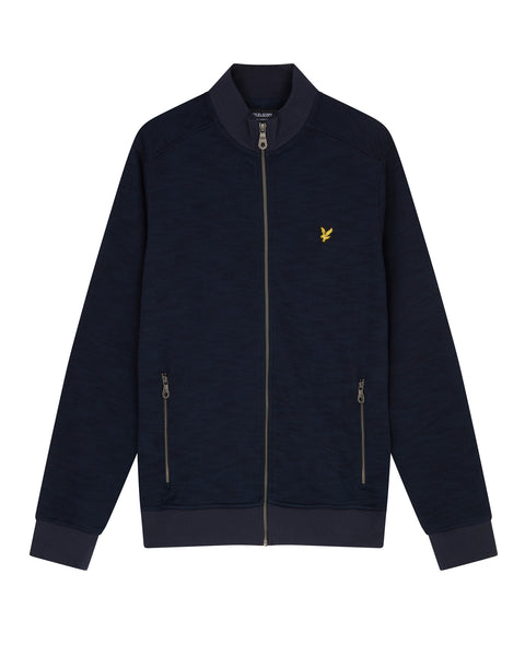 Lyle & Scott Slub Track Top Navy