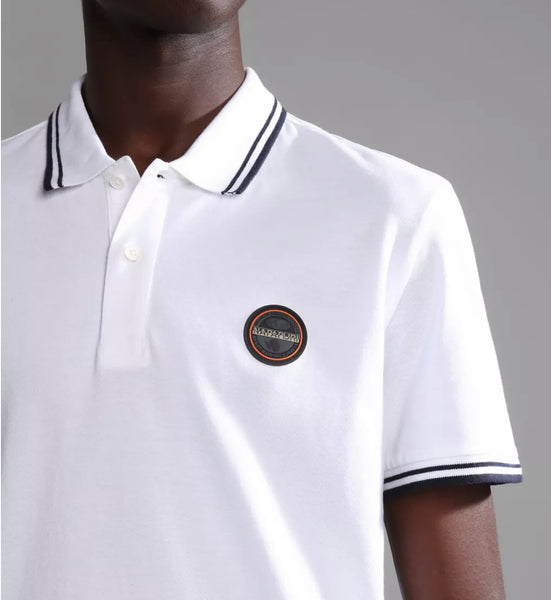 Napapijri Macas Polo Ss Bright White