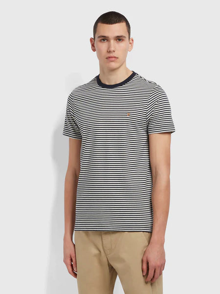 Farah Daytona Striped T-shirt True Navy