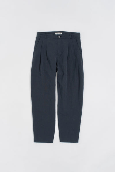 Pleated Wide Trousers Dark Incense