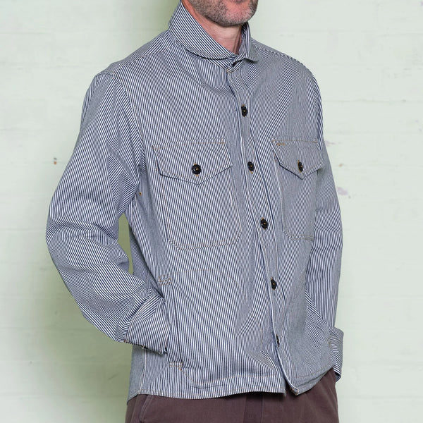 Maritime Overshirt - Ticking Stripe