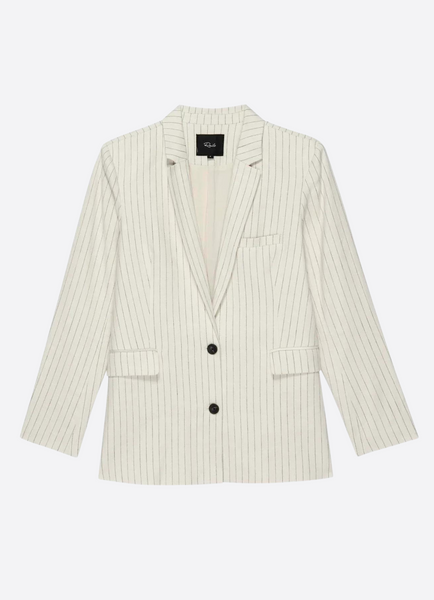 Stanton Jacket Ivory Pinstripe