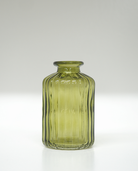 Casa Verde Jazz Moss Green Bottle Vase 6x10 Cms