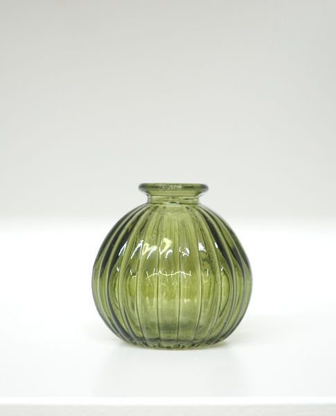 Casa Verde Jazz Moss Green Bottle Vase 8x8 Cms