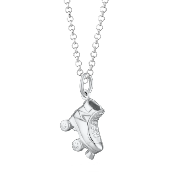 | Roller Skate Necklace | Silver