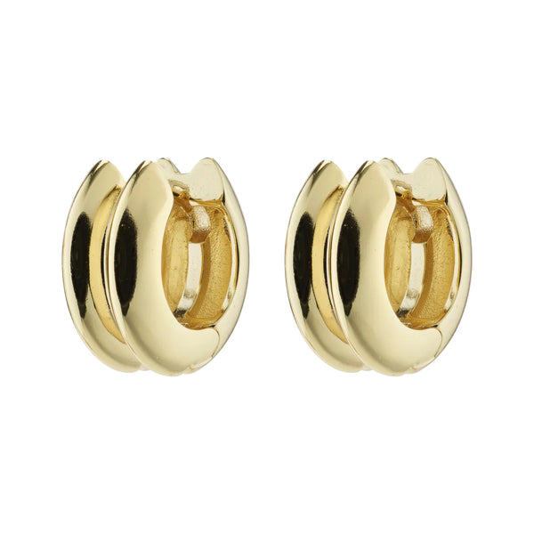 Reflect Hoop Earrings - Gold