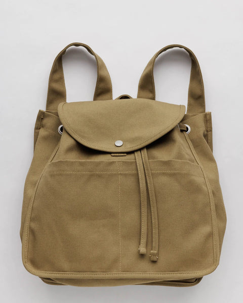 Drawstring Backpack - Dark Khaki