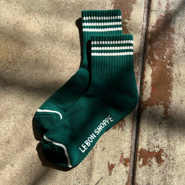 Girlfriend Socks | Hunter Green