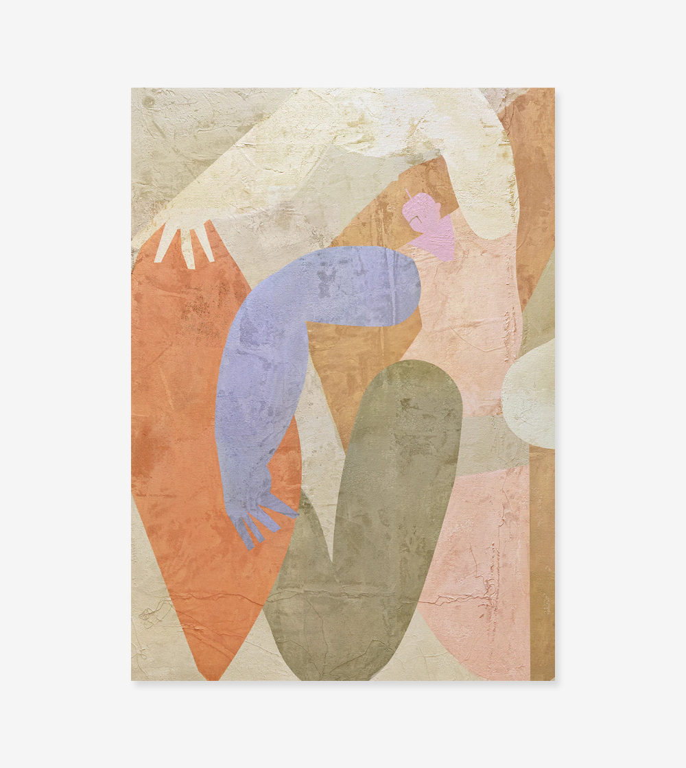 Paper Collective Los danzantes 01 by Berenice Hernandez - 50x70 Poster
