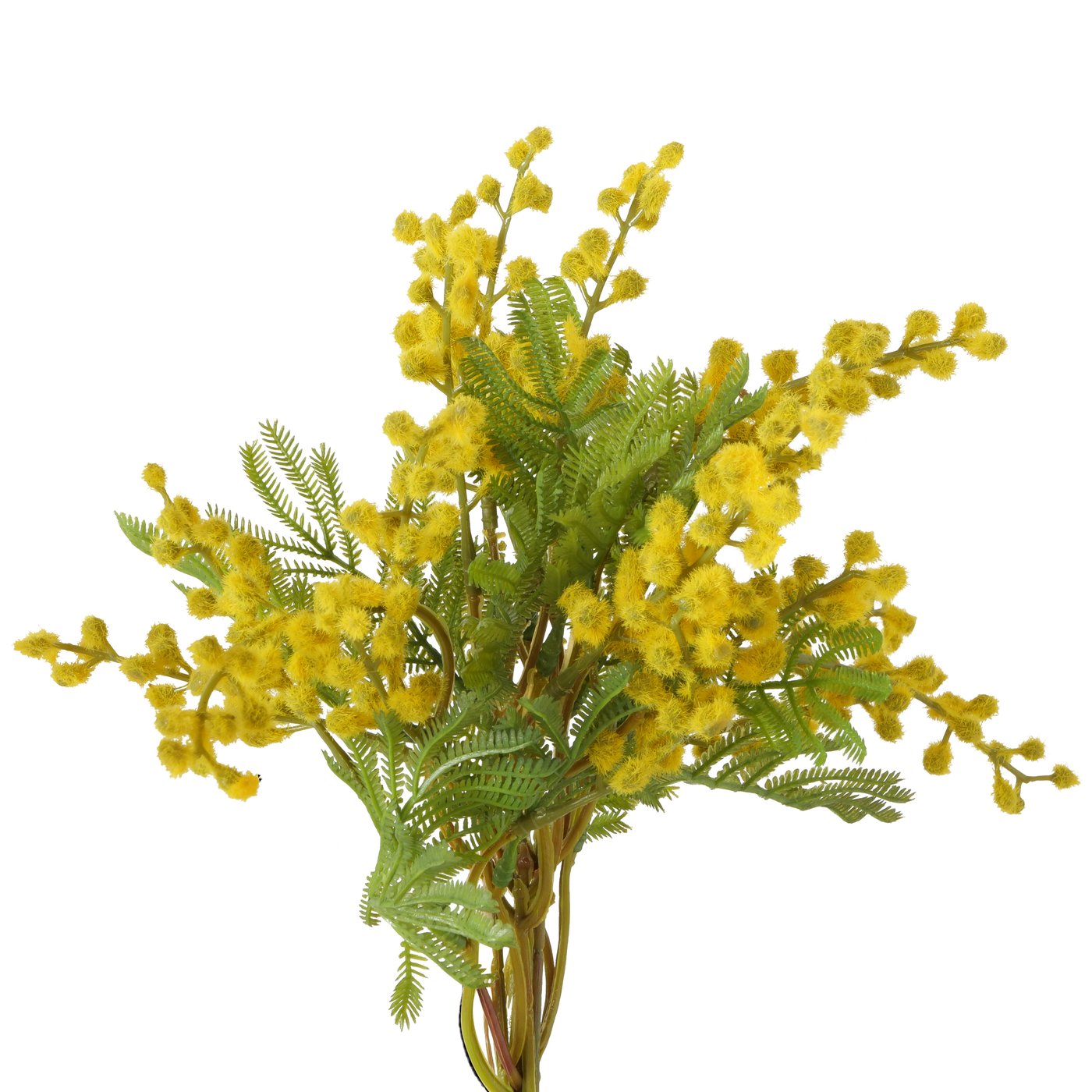 &Quirky Faux Mimosa Flower Bunch