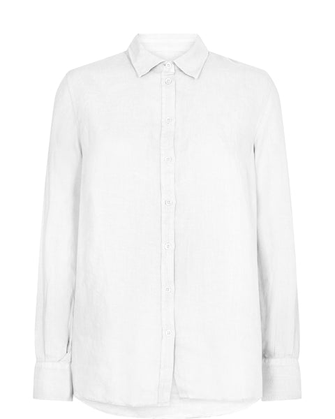 Mmkarli Linen Shirt White