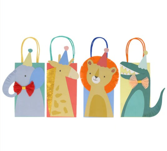Meri Meri Animal Parade Party Bags (x 8)
