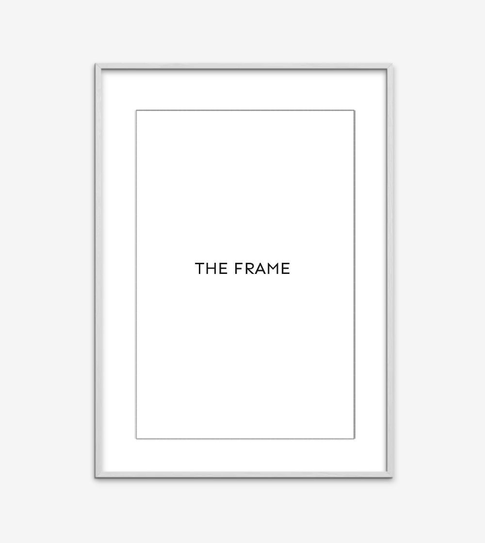 Poster & Frame White Frame 50x70