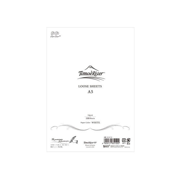 Sakae Technical Paper Tomoe River 52gsm 100 A5 Sheets White (sanzen)