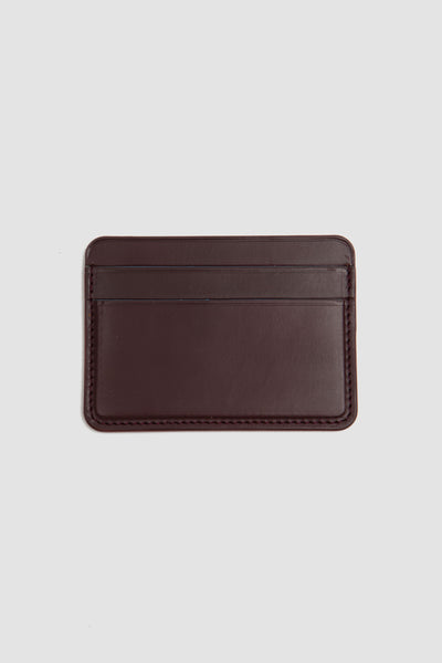 Flat Cardholder Burgundy