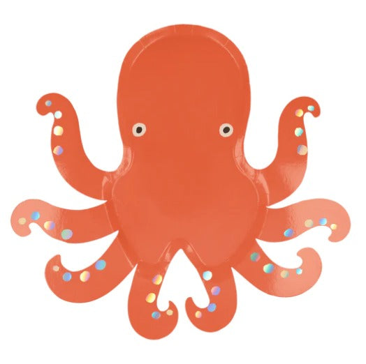 Meri Meri Octopus Plates (x 8)