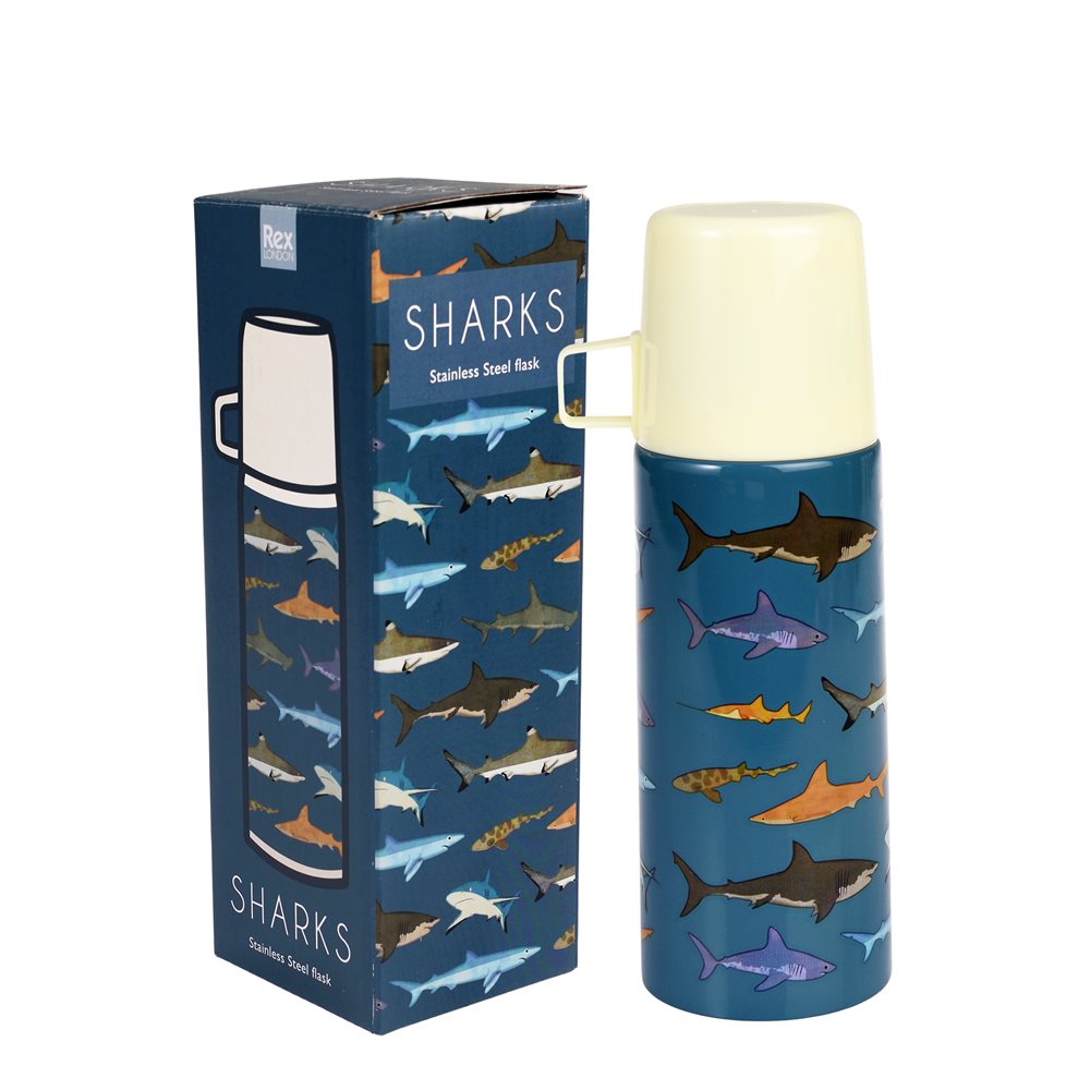 Sharks Flask and Cup