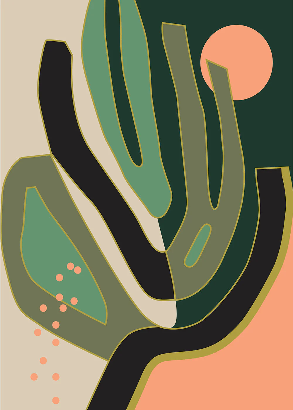 Selva Print 30x40 cm By Berenice Hernandez