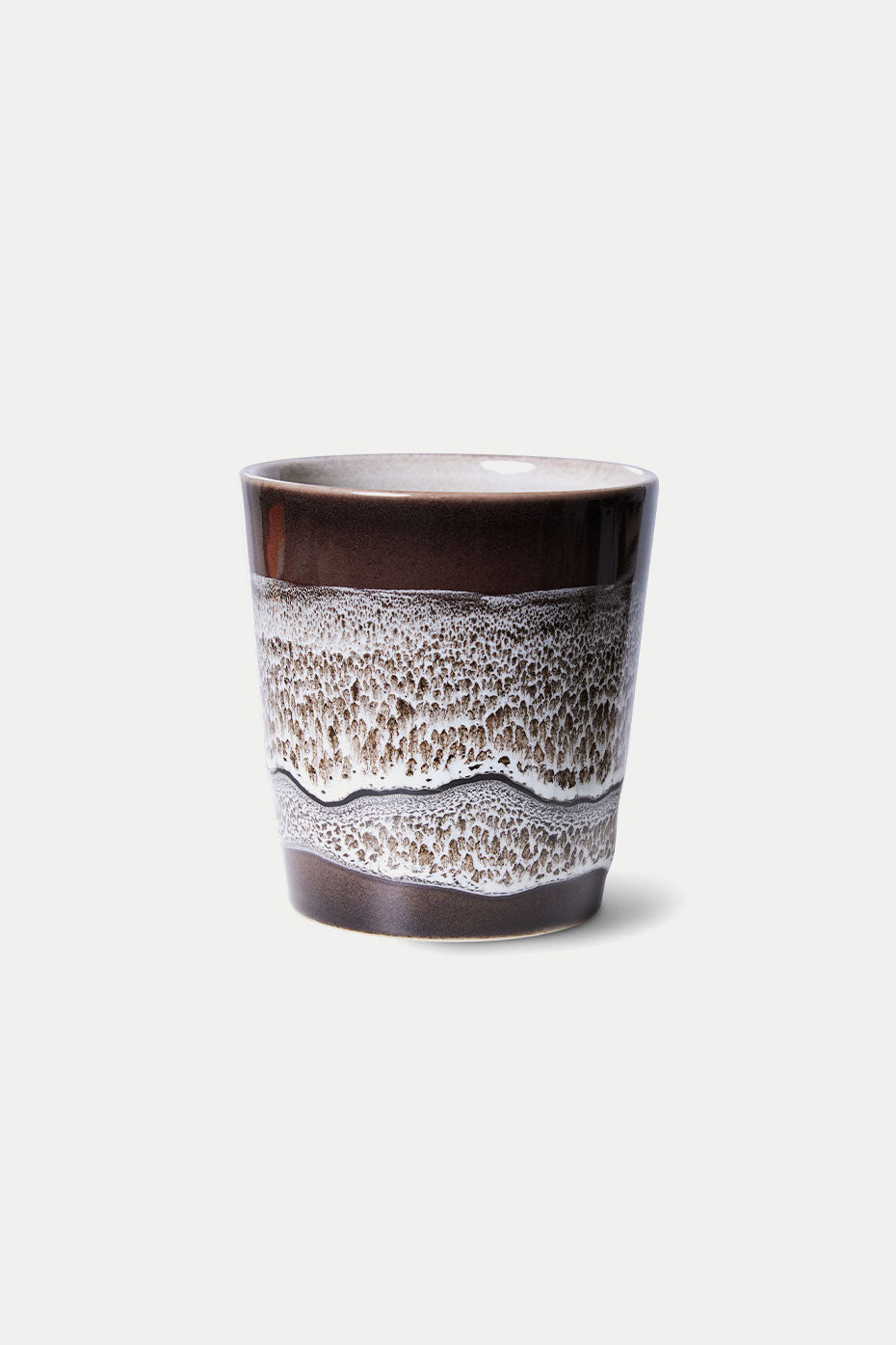 HK Living Rock On 70s Ceramics Coffee Mug