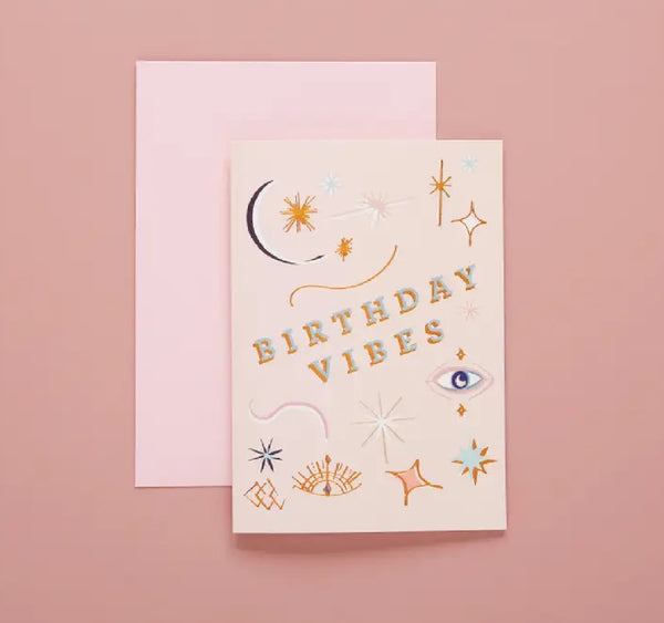 Birthday Vibes Card