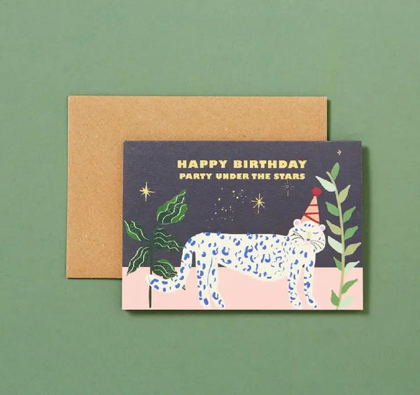 Party Under The Stars Card