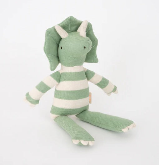 Meri Meri Small Triceratops Knitted Toy