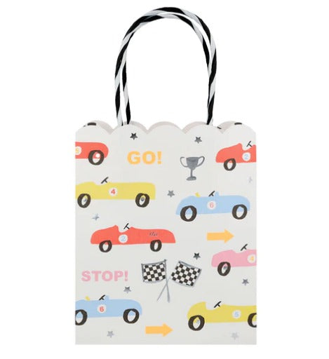 Meri Meri Race Car Party Bags (x 8)
