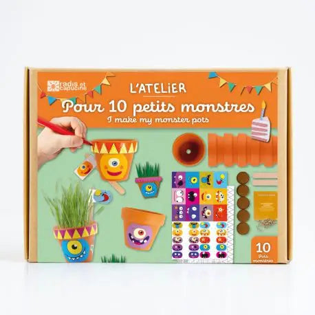 Radis et Capucine Birthday Box - 10 Little Monster Jars