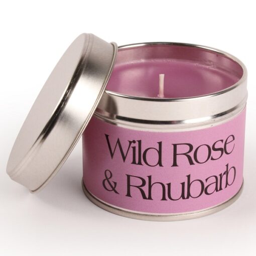 Pintail Candles Single Wick Wild Rose And Rhubarb Pintail Candle