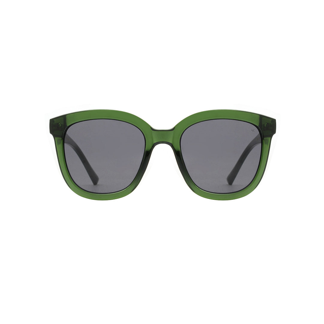 A Kjærbede Billy Sunglasses In Dark Green Transparent