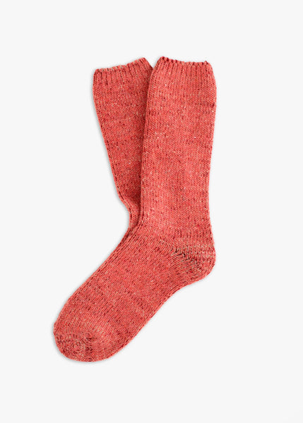 Wool Recycled Socks - Pink