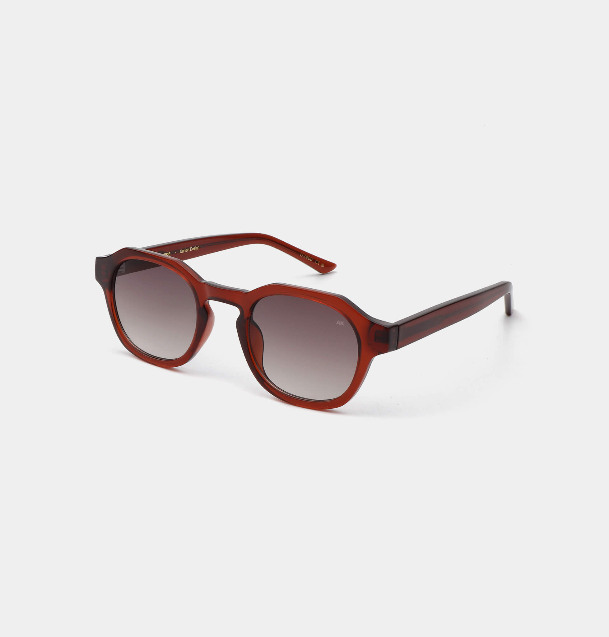 Zan Sunglasses in Brown Transparent