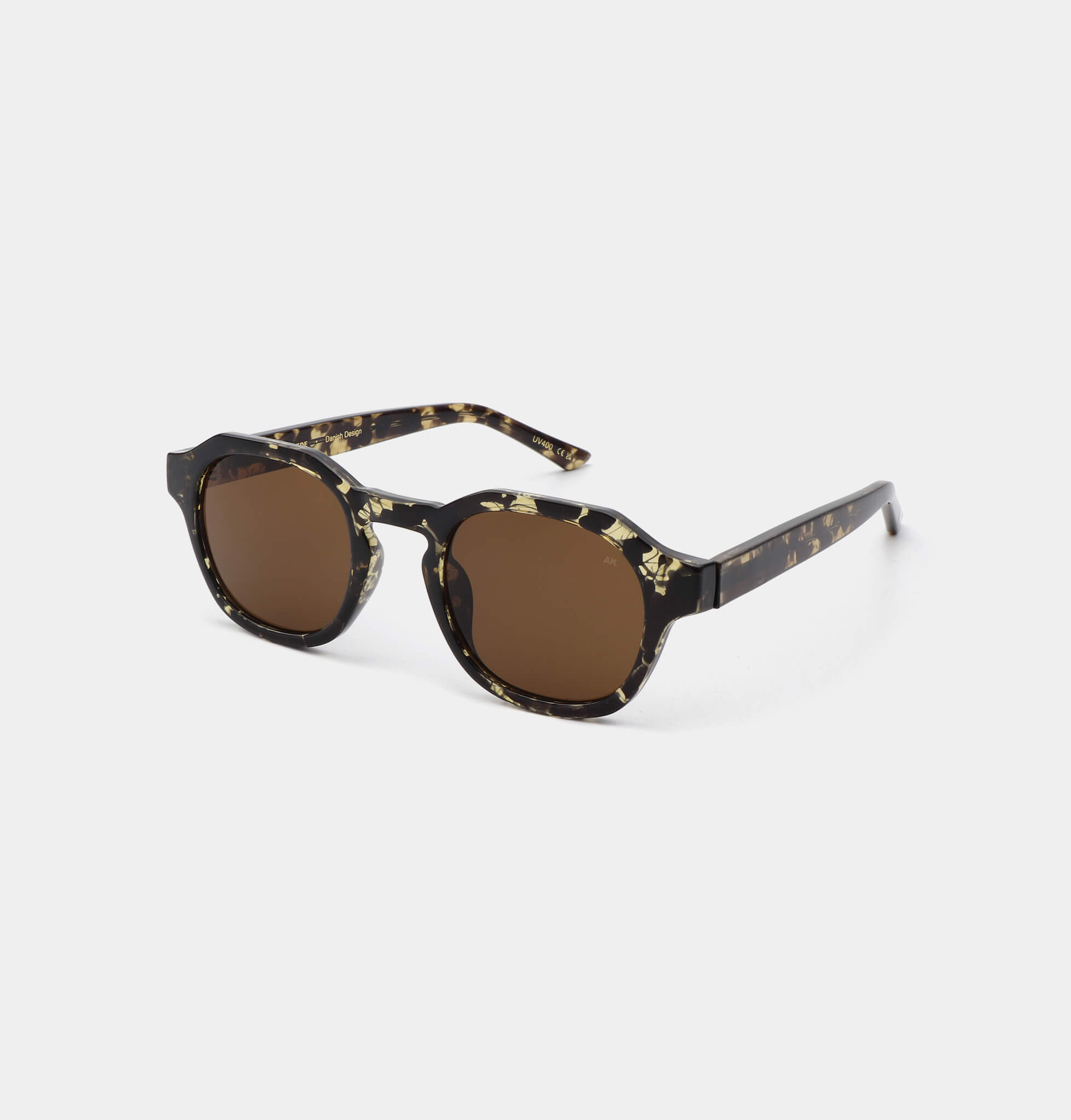 Zan Sunglasses in Black/Yellow Transparent