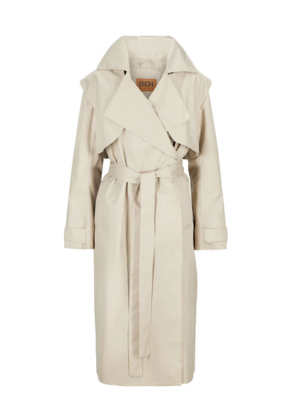 Regndrape Trench Coat Sand