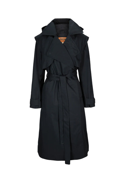 Regndrape Trench Navy