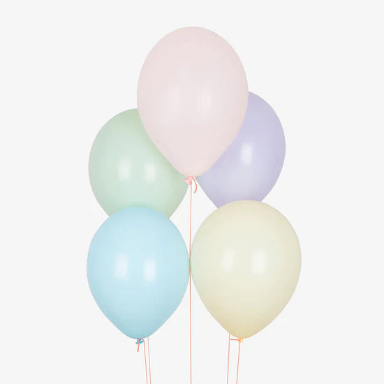 My Little Day Balloons: 10 Mixed Pastel Balloons