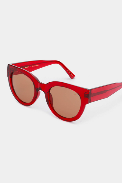 A Kjærbede Lilly Red Sunglasses