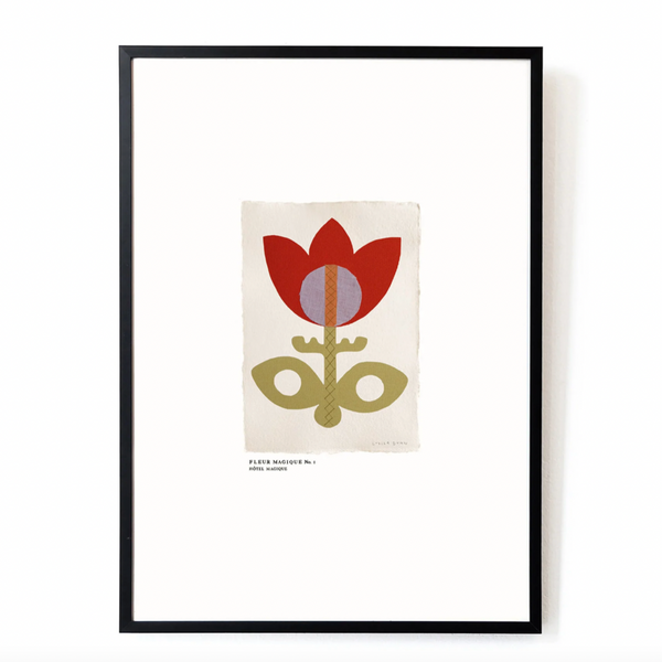 Hotel Magigue Print - Fleur Magique No.1 By Louisa Dunn A3