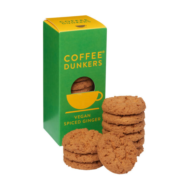 Ace Tea London Coffee Dunker - Vegan Spiced Ginger Biscuits