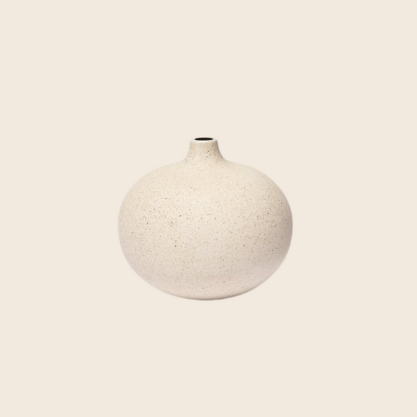 Small Ceramic Bari Vase | Light Sand