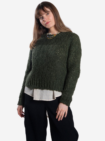 Elli Jumper - Melange Green