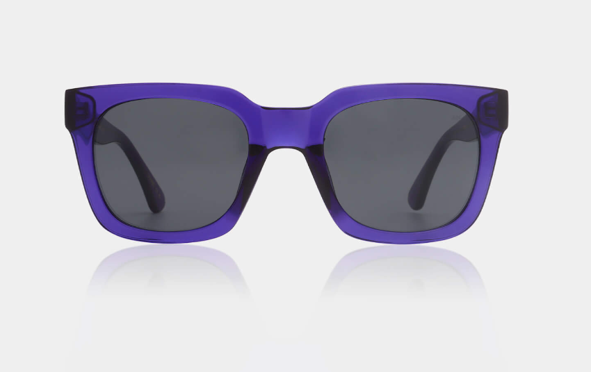 Purple Transparent Nancy Sunglasses