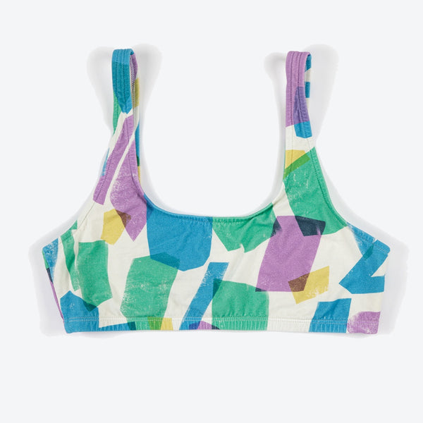 Multicolour Sporty Bikini Top